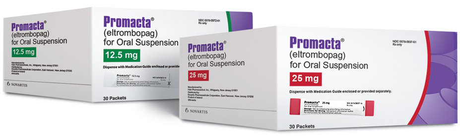 PROMACTA for Oral Suspension packaging